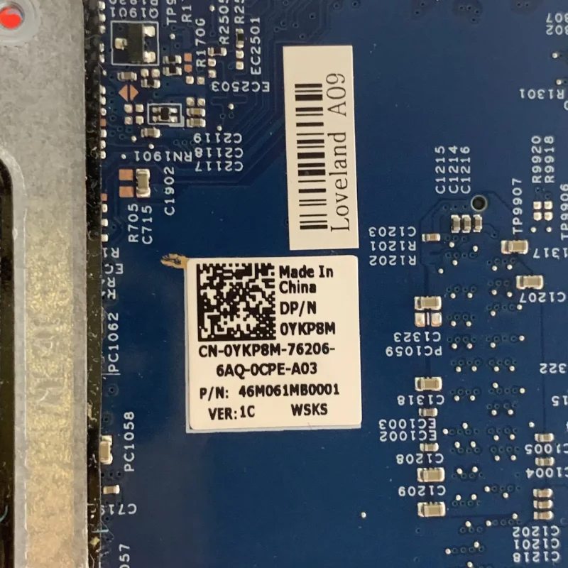 Placa-mãe para notebook DELL Latitude 3470 3570, com CPU i3 i5 i7-6ª geração UMA/DIS, 100% testada e aprovada.