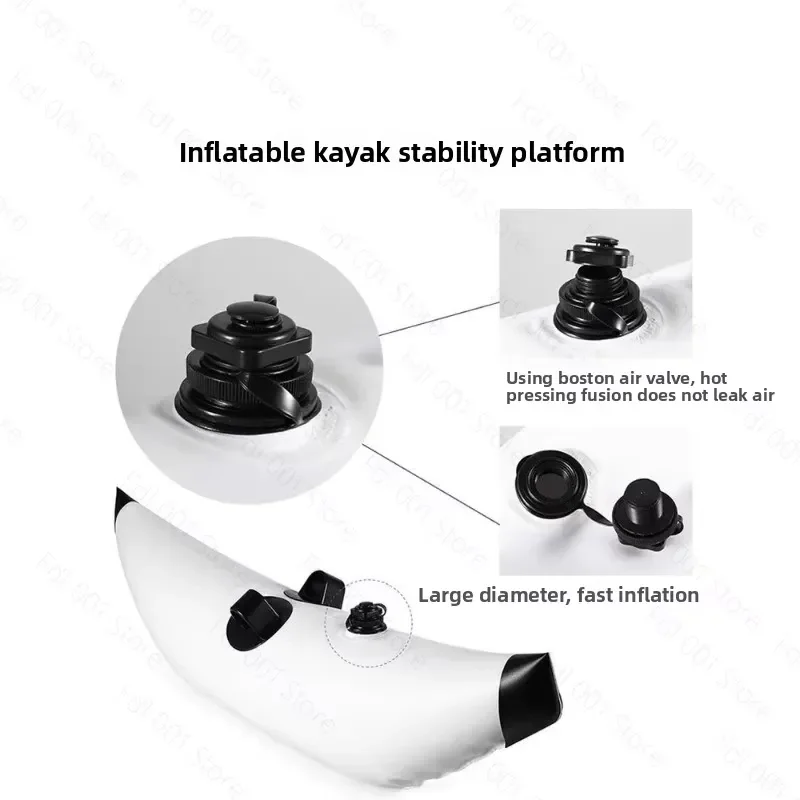 for Kayak Outriggers Stabilizer Kit for Inflatable Canoe Drift Boat Enhanced Balance Support System for Standing Fishing