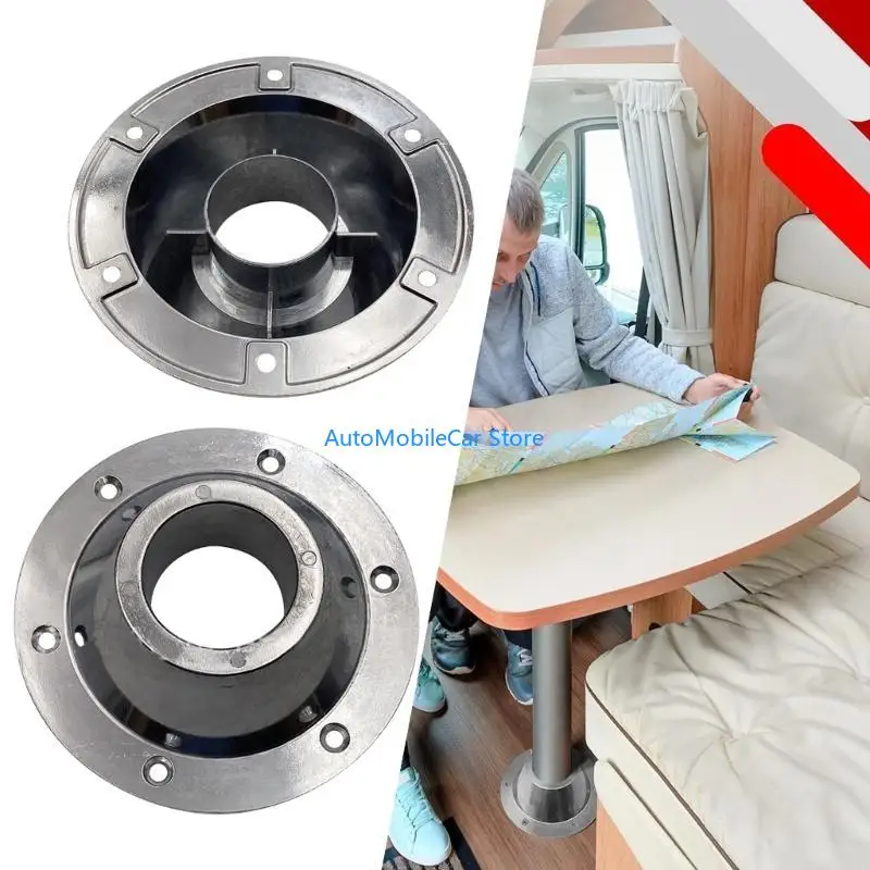 

G8TE RVS Поверхностное крепление Metal Pedestal Table Base Base 6-1/2 "Диаметр для 2-1/4" Полюса RVS Фиксированные аксессуары на