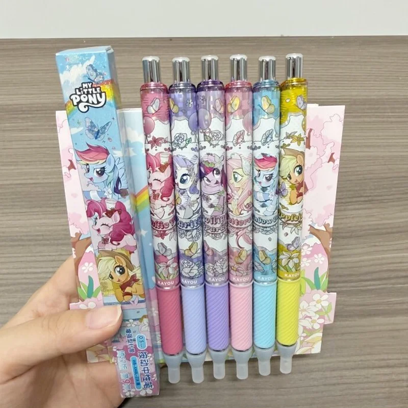Kayou My Little Pony Neutral Pen Notes On Friendship Fantasy Version Vol.8 Blind Box Automatic Pen Portable School Supplies Set view 5