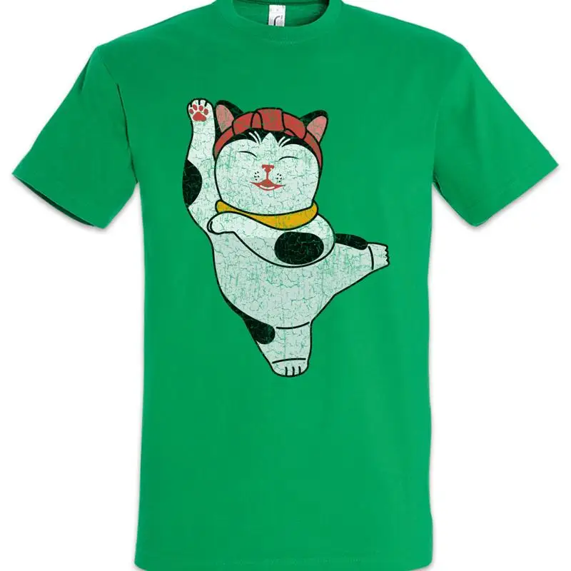 Maneki Neko I T Shirt Manekineko Cat Cats Love Addicted Addiction
