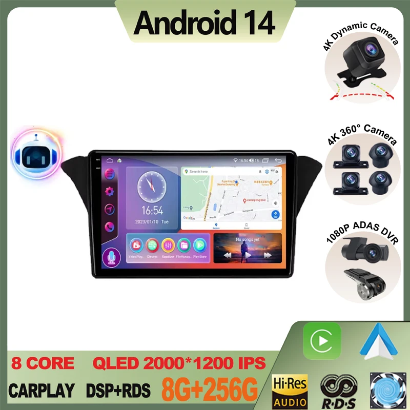 Android For Hyundai Rohens Coupe 2012 - 2015 Auto Carplay Car Radio Stereo Multimedia Video Player Navigation GPS DSP Camera