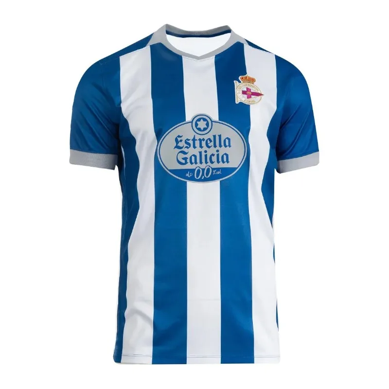 2026 Spanisches Deportivo La Coruna Fan-Trikot 3D-Gedrucktes Atmungsaktives Schnelltrocknendes Sport-Kurzarm-T-Shirt für Familien – Detail 6