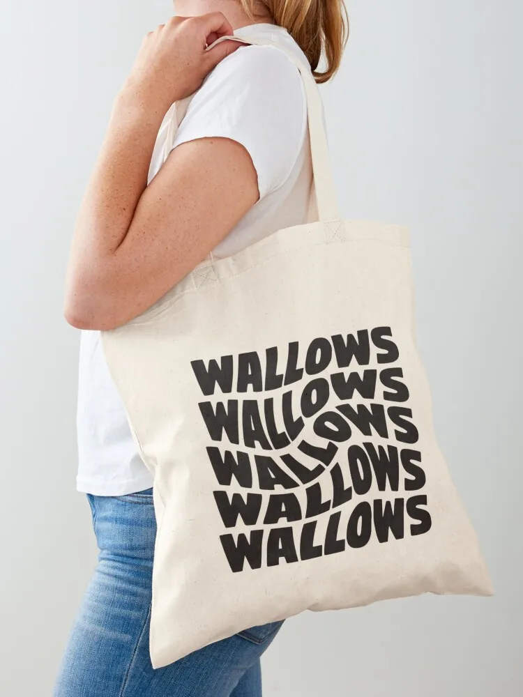 

black wallows swirl design Tote Bag canvas tote bags great bag Cloth bag custom tote