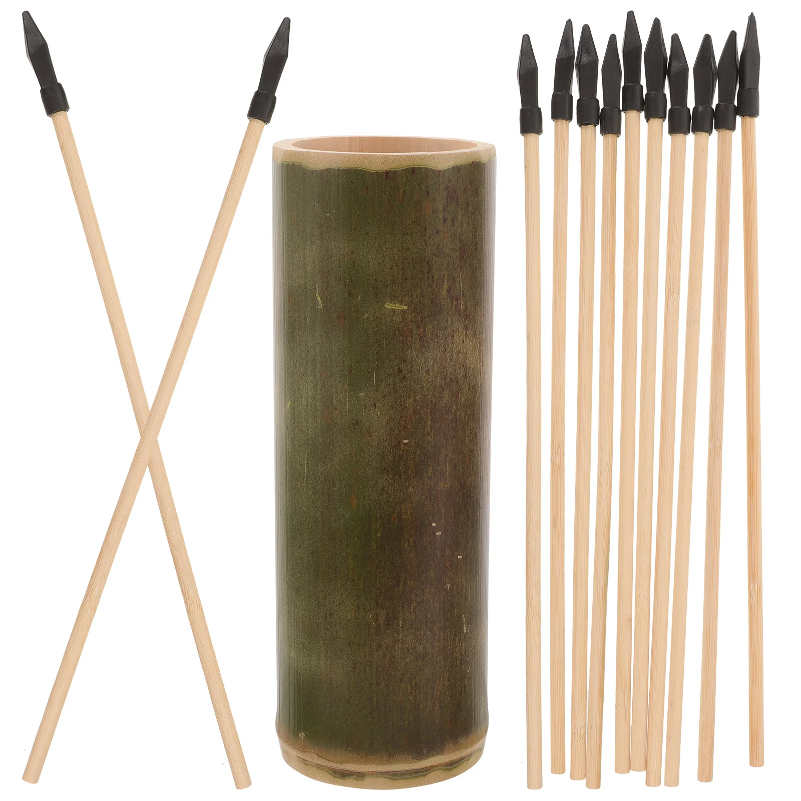 

Bamboo Pot Throwing Game Child Toy Fun Games for Adults Arrows Kids
