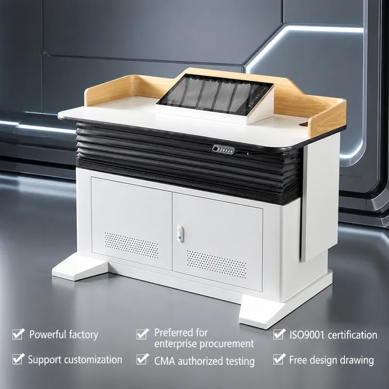 for Electric Lifting Intelligent Multimedia Podium Teacher High-end Smart Lecture Table Middle and High Schools University