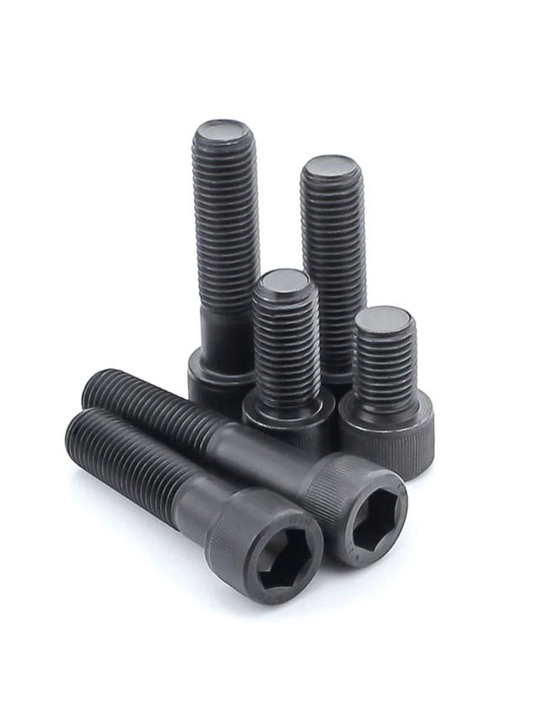 10pcs 12.9 High strength M4/M5/M6 allen socket head screw Hexagon Socket Head Cap Screws Hex Socket Screw carbon steel