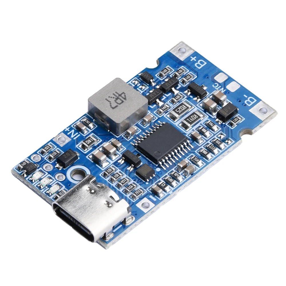 Módulo de carregamento da bateria de lítio, QC Fast Charge Board, tipo C, 2S, 3S, 4S, BMS, 4.5V-15V, 18W, 2A