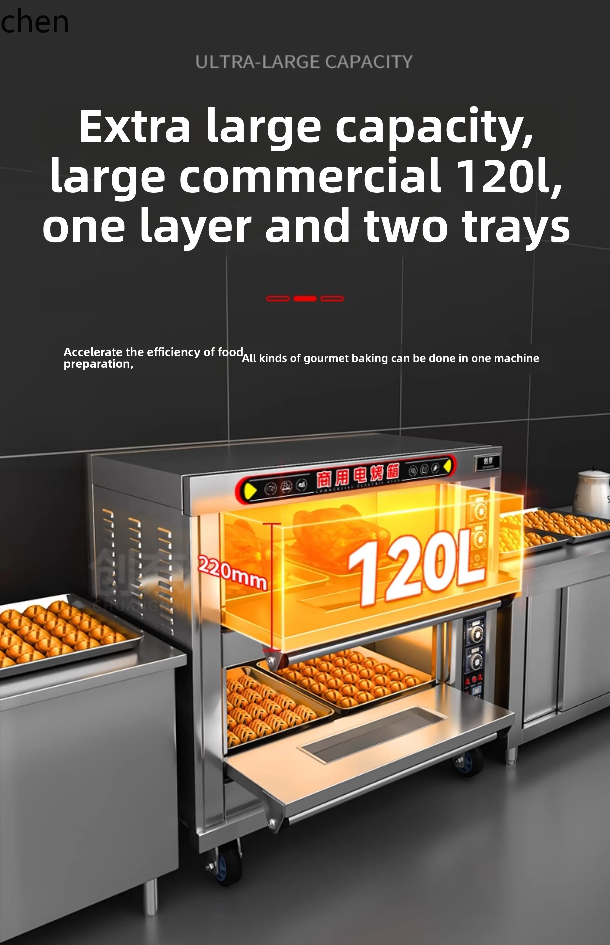 Forno elettrico LXC per cottura commerciale speciale un strato due piastre forno a gas per pizza, torta, pane, forno a gas