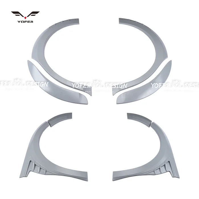 Yofer Hot Sale auto wheel eyebrow sports car parts accessories bodykit fender flares for Toyota camry