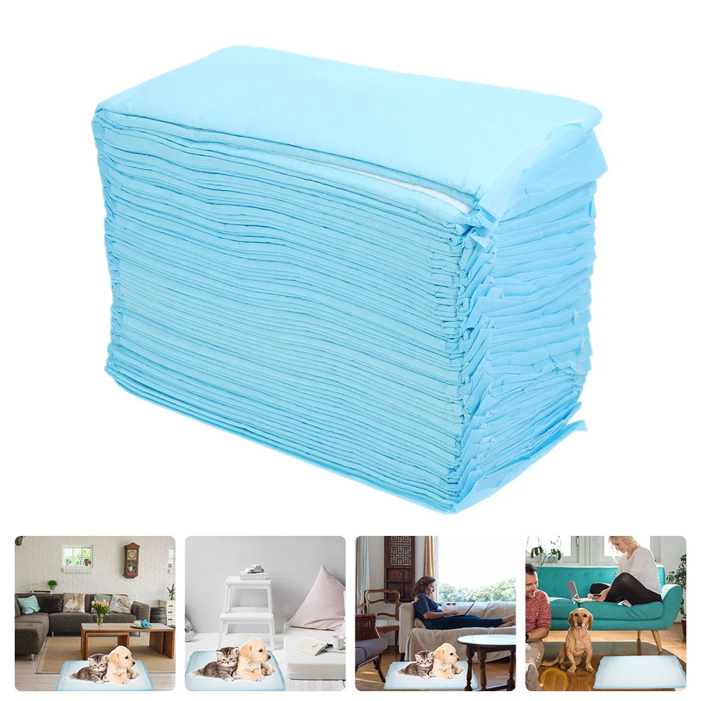 

40 Pcs Portable Pet Pee Mat Supplies Puppy Training Pads Non-woven Fabric Dog Diaper