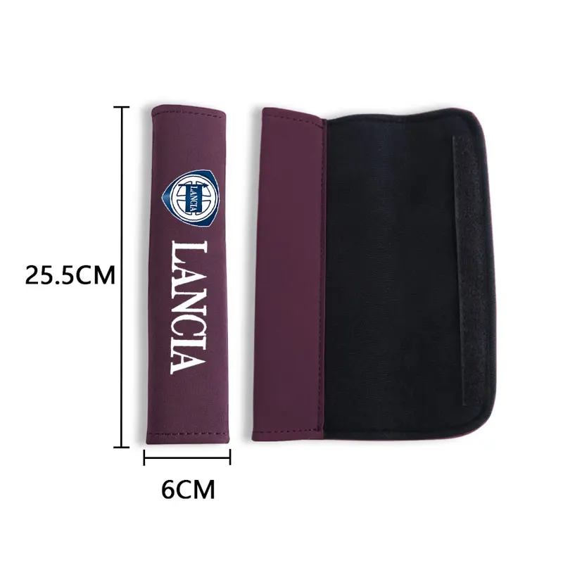 Car Accessories seat belt Breathable Comfortable Protection Interior for Lancia ypsilon delta musa nera thema STRATOS Y Phedra