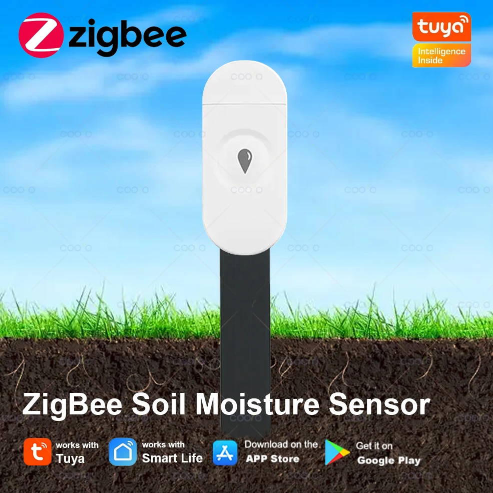 

Tuya Smart ZigBee датчик влажности почвы, измеритель температуры, датчик влажности, монитор растений, детектор, автоматизация сада, орошение