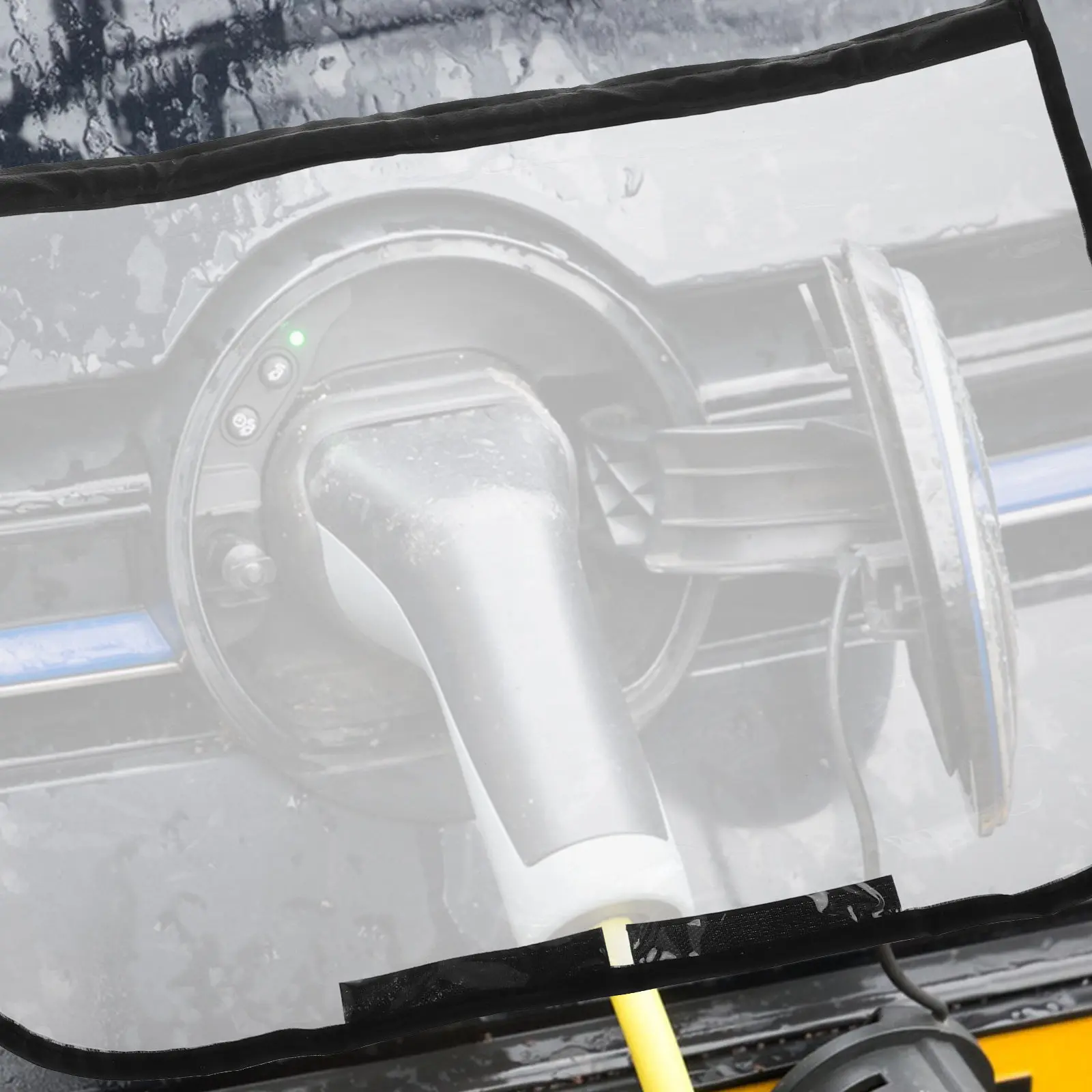 Ev Rain Cover Waterproof Outdoor Charging Station Protection All Weather Shield For Electric Vehicle Accessories Black