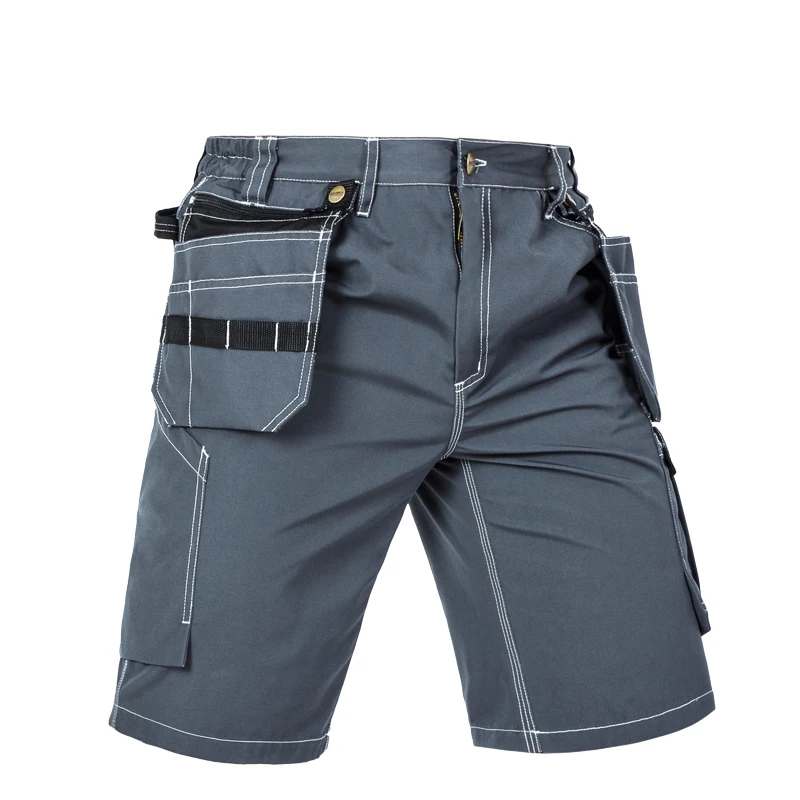 Men\'s durable multi-pocket work pants cargo work shorts workwear for Men