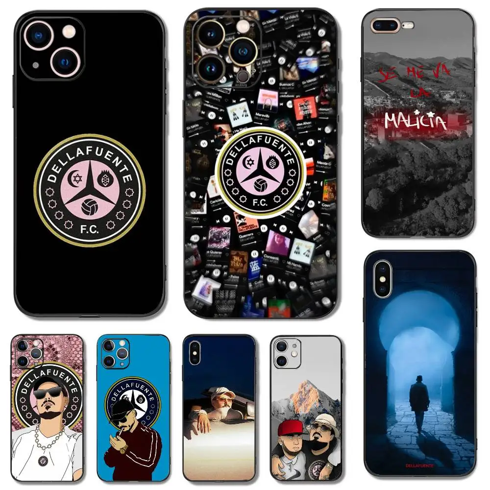 

Singer Dellafuente FC Phone Case For iPhone 16,15,14,13,12,11,Pro,X,XS,Max,XR,Plus,Mini Soft Silicone Black Shockproof