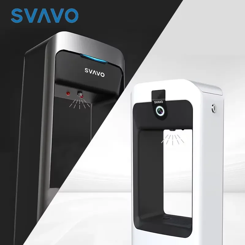 SVAVO Sensor Hygiene Station Automatic Touchless 5L Hand Sanitizer Spray Dispenser with Temperature Key Lock