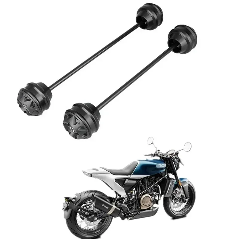 

For Husqvarna Svartpilen Vitpilen 701 / 701 Enduro SuperMoto Front Wheel Protector Axle Fork Crash Slider