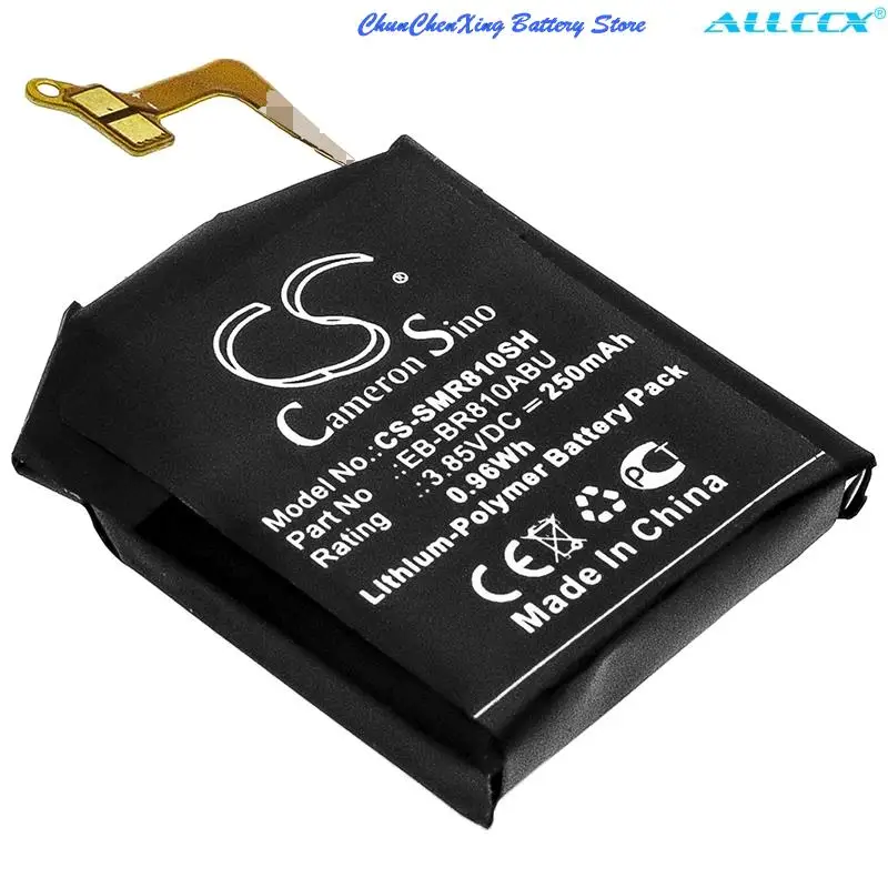 Cameron Sino 250mAh Smartwatch Battery EB-BR810ABU,EB-BR170ABU,GH43-04857A for Samsung Galaxy Watch 42mm, SM-R810, SM-R815