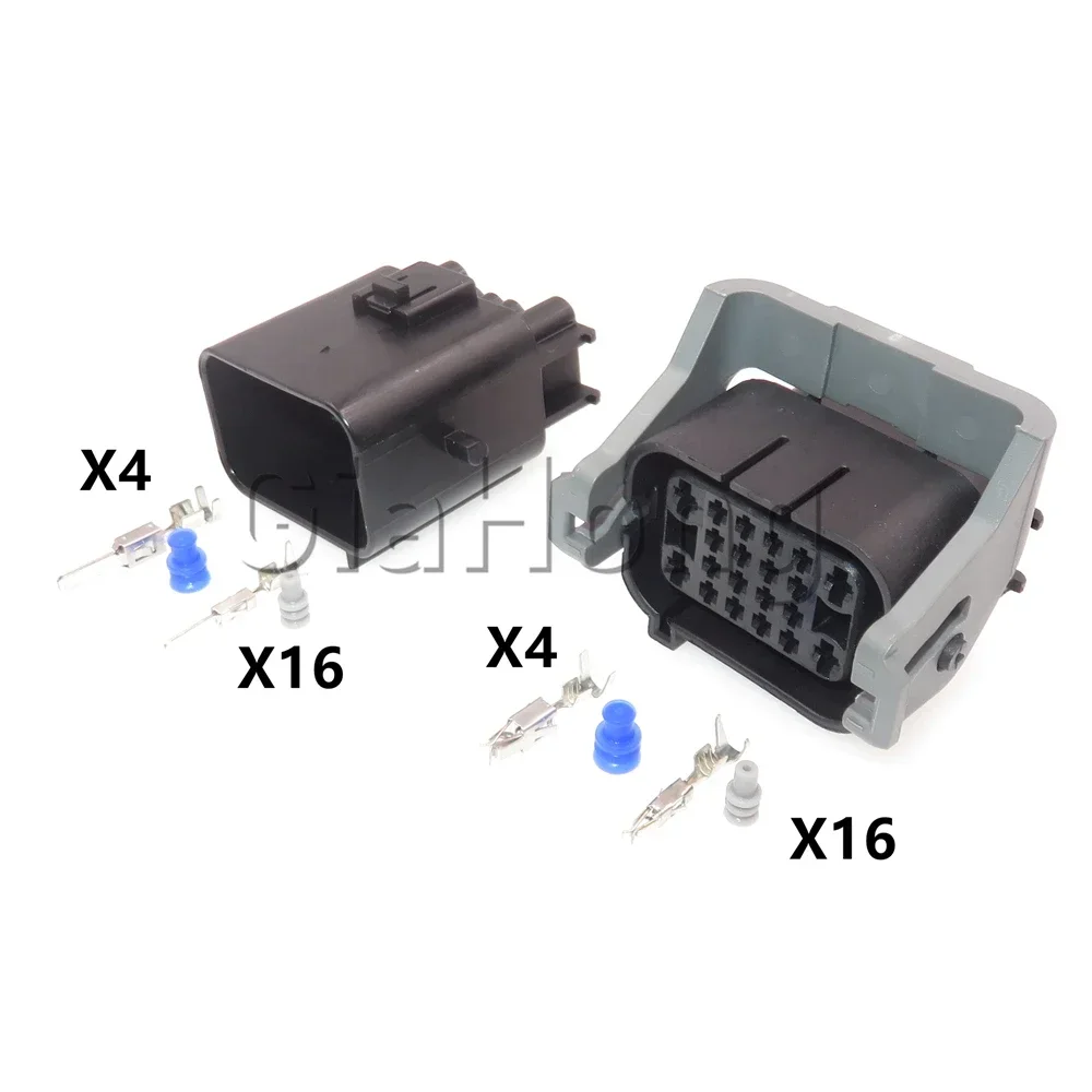 1 Set 20 Ways AC Assembly Parts Car Engine Electric Wire Cable Sealed Socket 936777-2 936780-2 Auto Modification Composite Plug