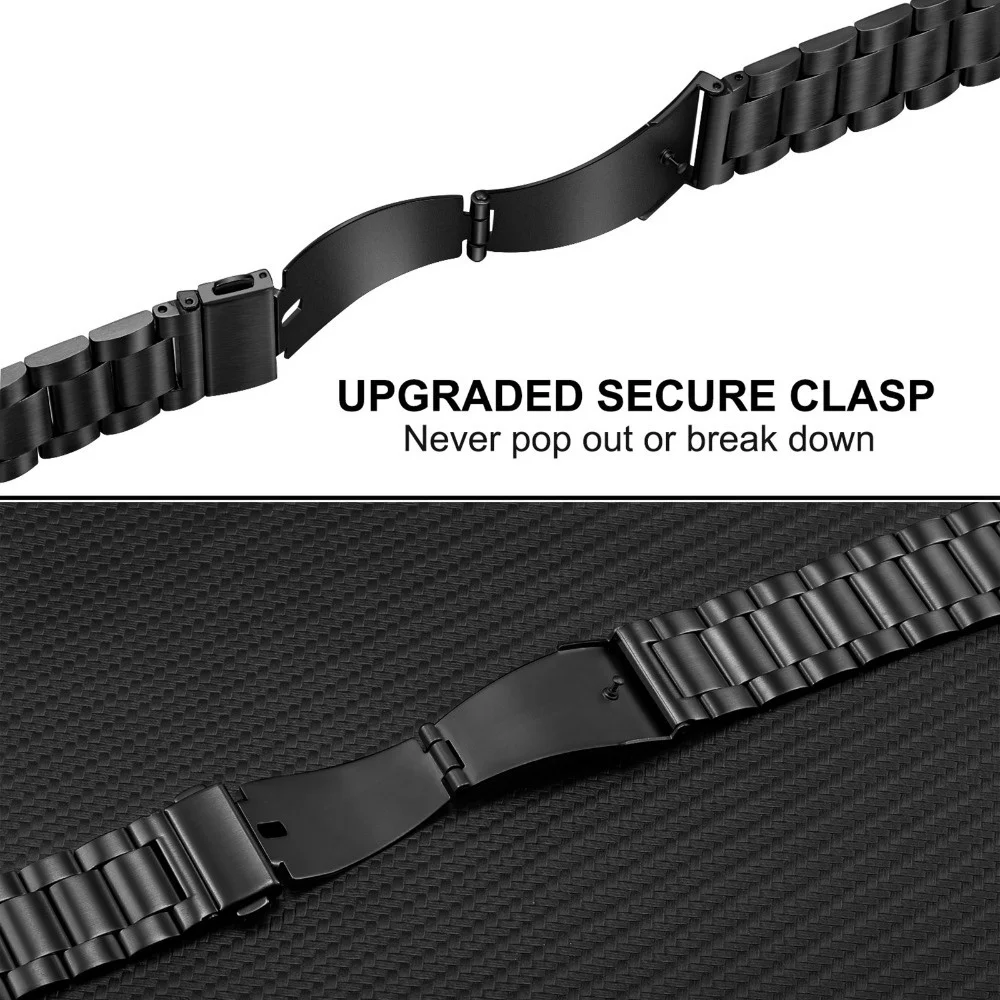 Stainless Steel Strap for Samsung Galaxy Watch 6 Classic 47mm 43mm Watch 5 4 44mm 40mm 46mm No Gaps Band Metal Bracelet