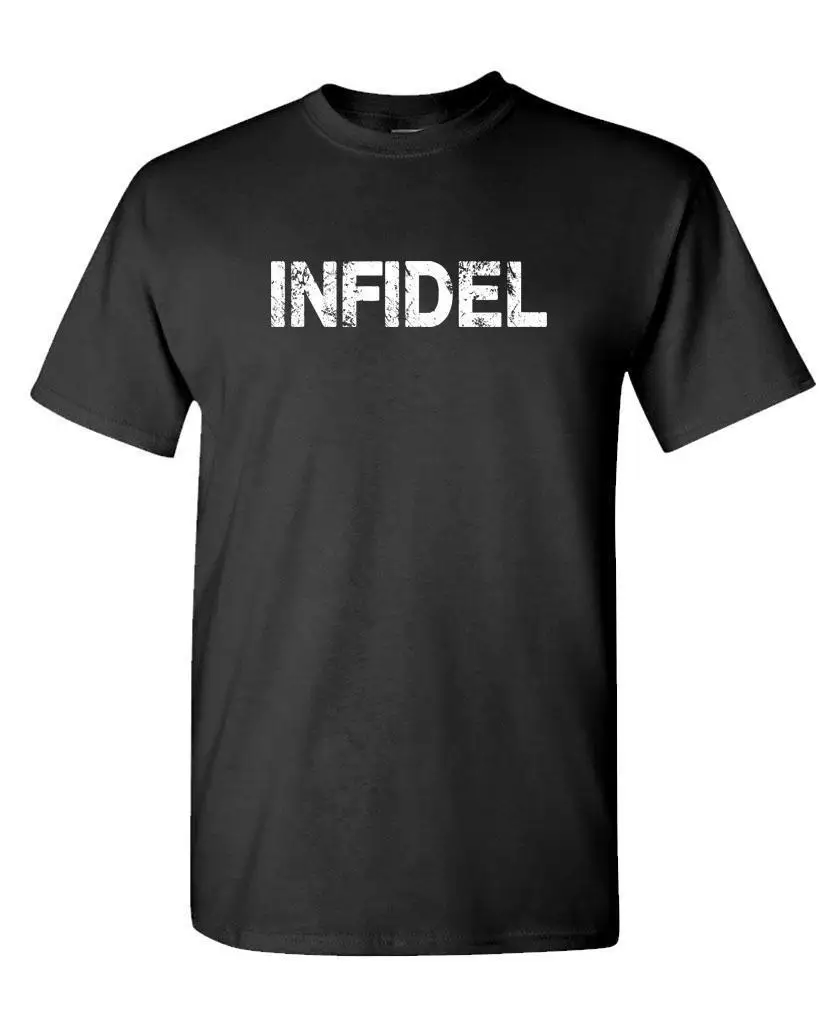 GRUNGE INFIDEL - Camiseta unisex de algodón