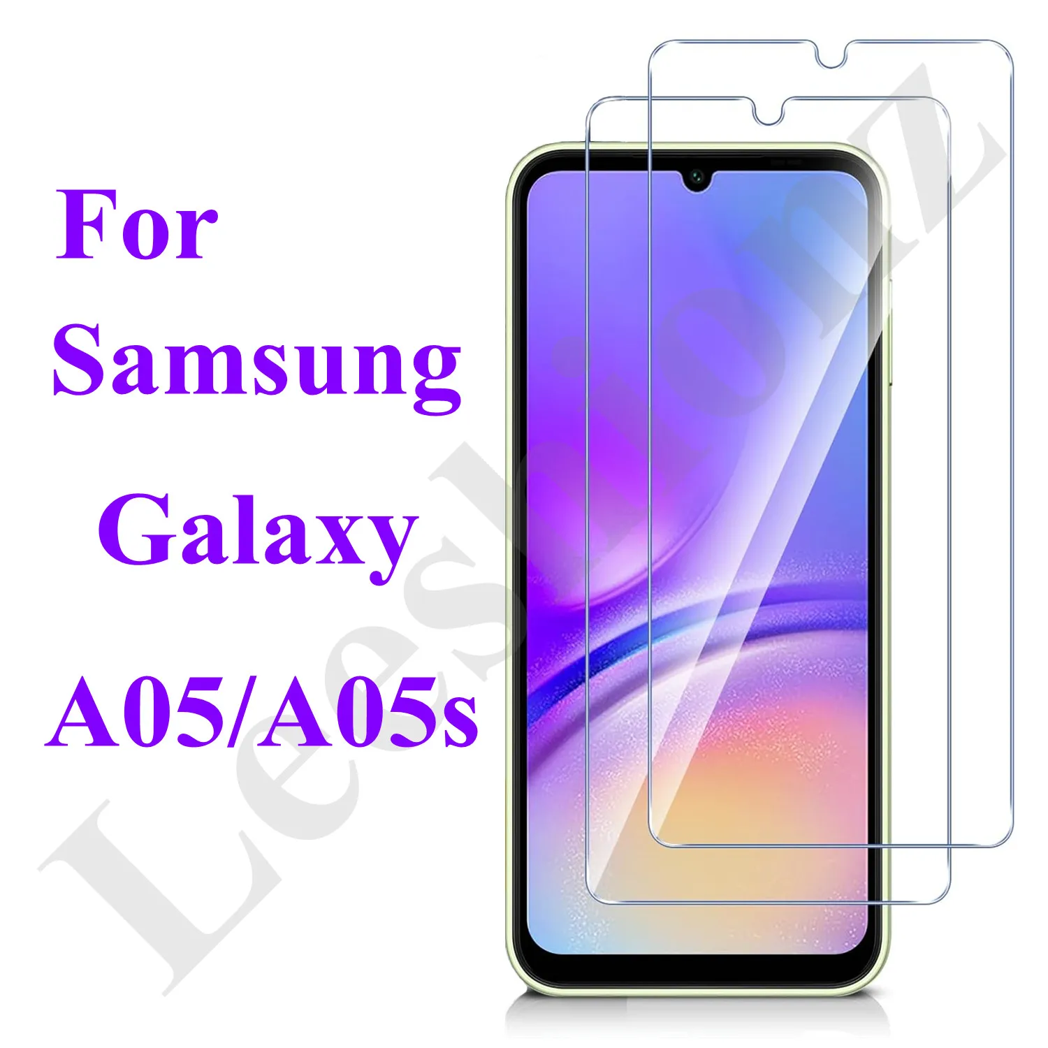 

For Samsung Galaxy A05/A05s tempered Glass protective film, scratch resistant and bubble free, 9H hardness