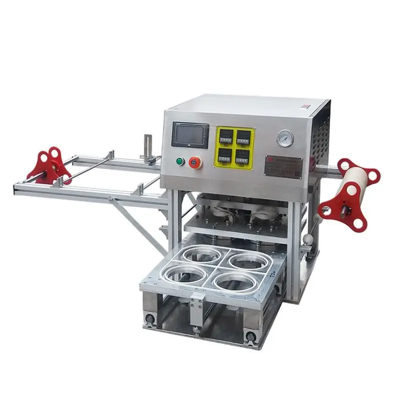 

Automatic yogurt cup, film sealing machine, pudding jelly cup