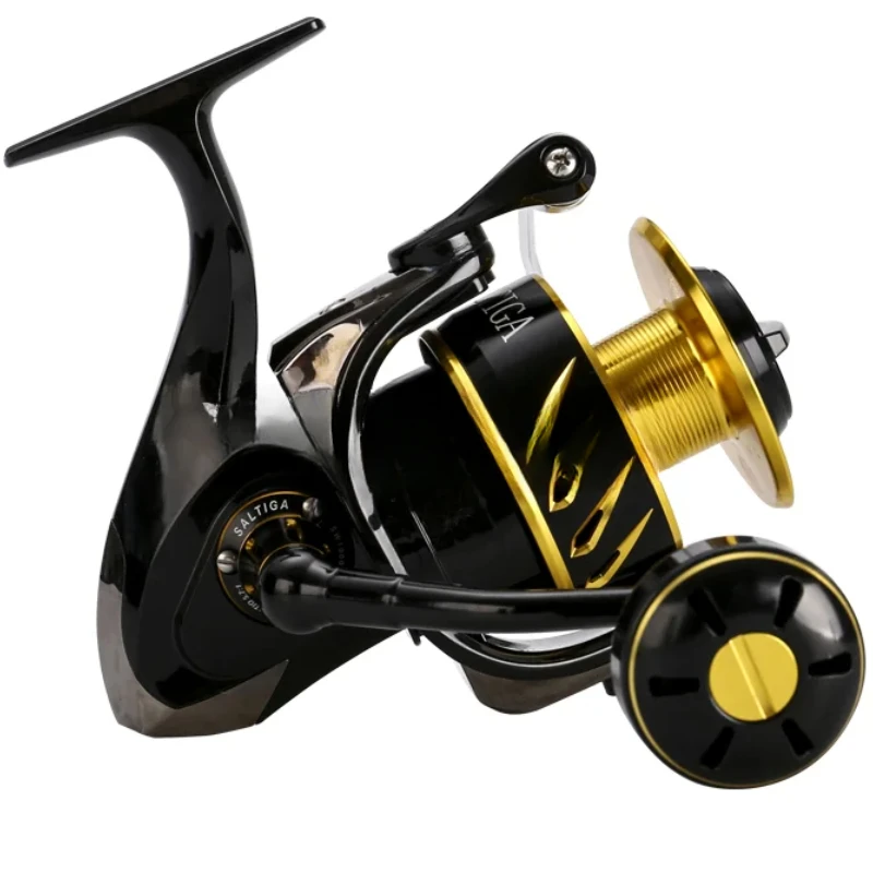 MADMOUSE Saltiga SW4000XG SW6000HG SW10000HG Fishing Reel Saltwater 11+1 Bearings Spinning Jigging Reel 35kg DragPower