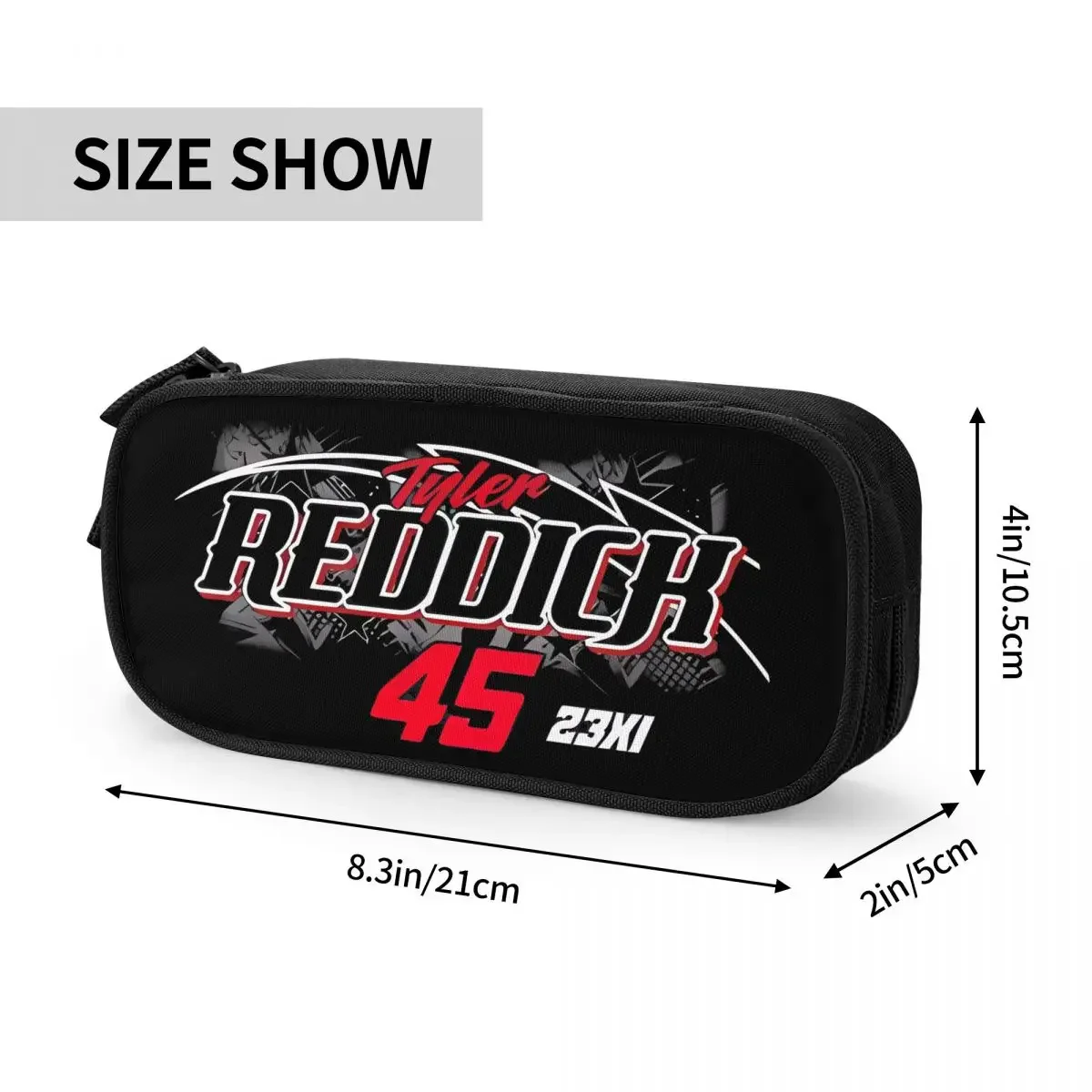 Tyler Reddick 45 Big Capacity Pencil Pen Case Office College School Large Storage Bag Pouch Holder Box Organizer