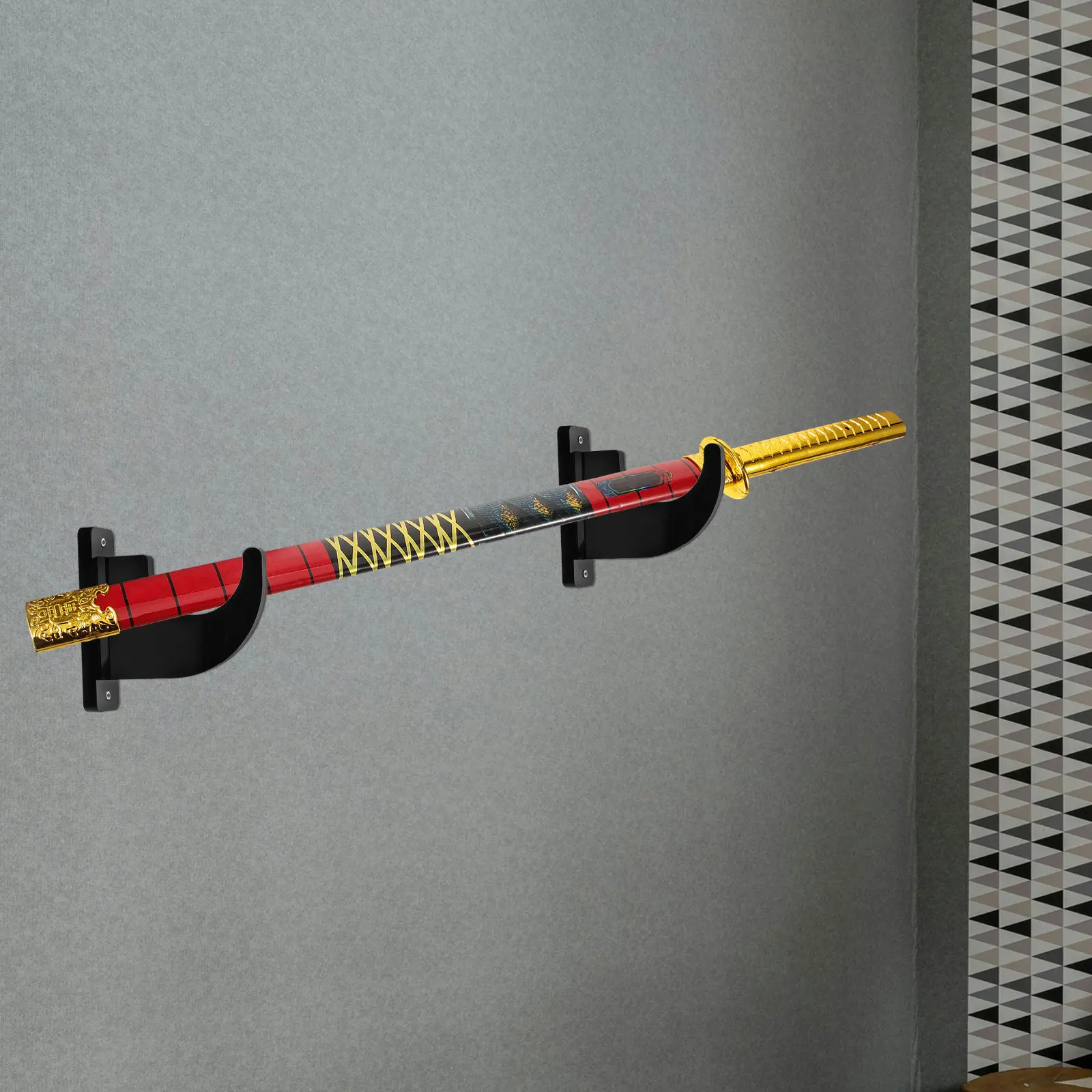 1Pair Wall Mounted Stand Acrylic Holder Decorative Organizer Rack Space Saving Stable Load Bearing Display Hanger