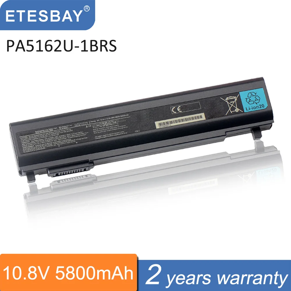 

ETESBAY PA5162U-1BRS 66WH Laptop Battery for Toshiba Portege R30 R30-A Series PABAS277 10.8V 5800mAh