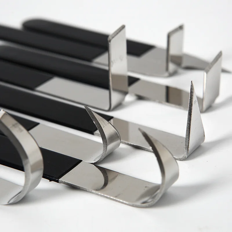 8Pcs 20x5x3cm Stainless Steel Pottery Clay Sculpture Carving With Rubber Handle Pottery Ceramics Tools