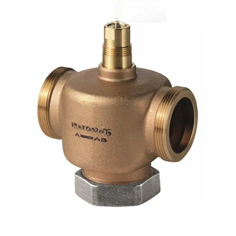 

VVG/VXG44 external thread copper valve electric temperature control proportional regulating valve SAS61/SQS65