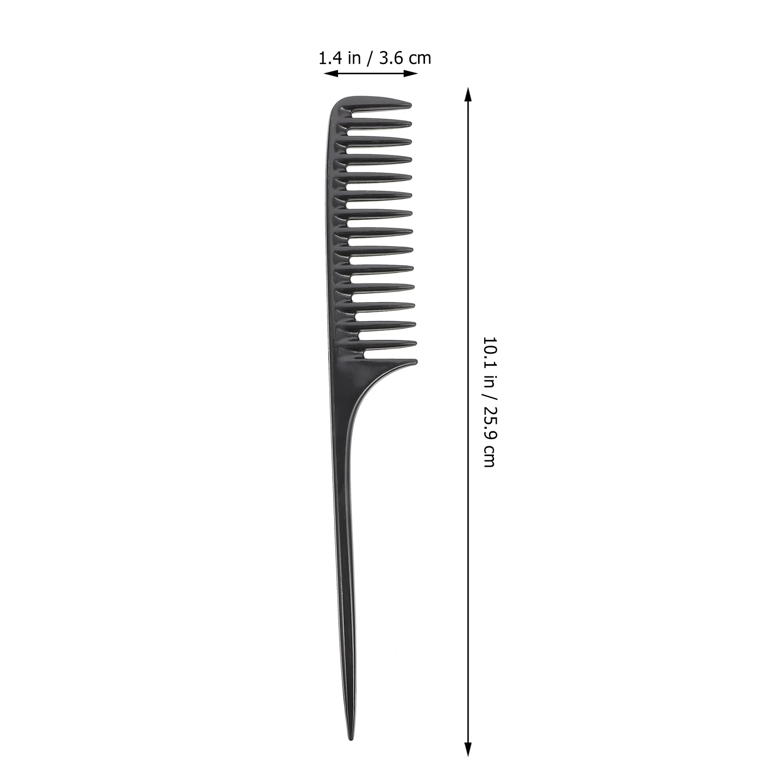 

3 pcs Wide Tooth Shampoo Comb Thickened Pintail Hairdressing Tool For Salon Barber Cutting Picking Plastic Hair Styling Comb