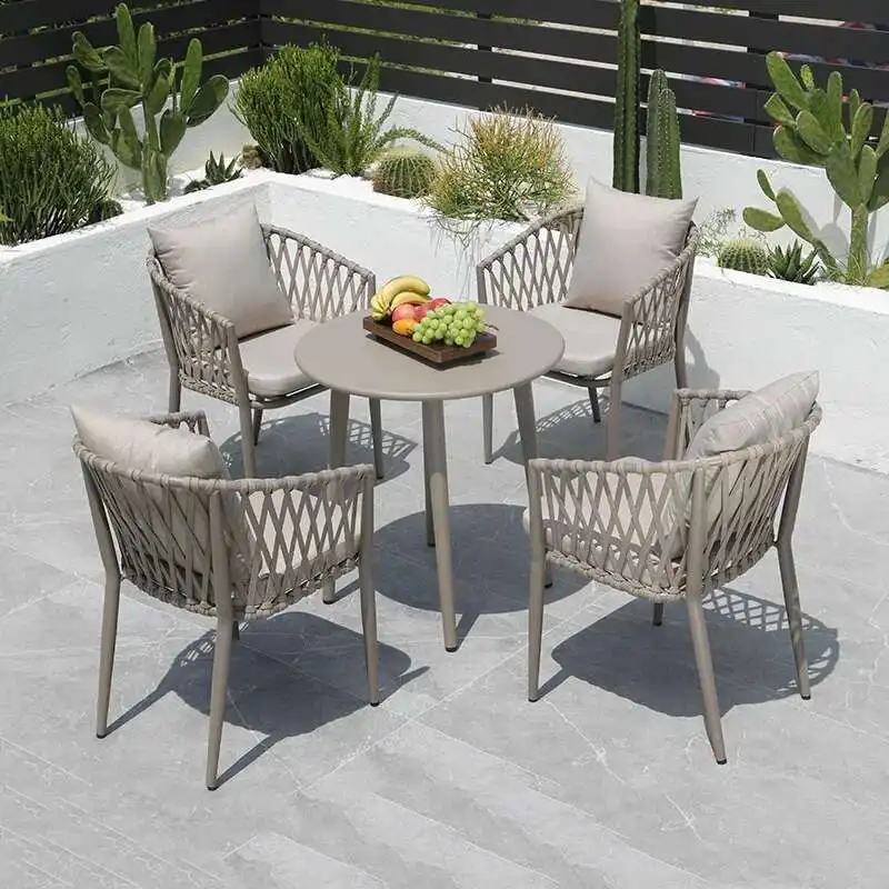 

Garden Balcony Outdoor Tables Courtyard Balcony Modern Nordic Outdoor Tables Lounge Minimalist Jardin Mobiliario Furniture