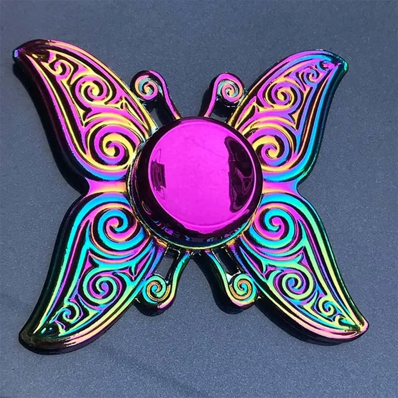 25 Style Rainbow Color Fingertip Gyro Toy  Creativity Hand Fidget Spinner Spinners Focus Relieves Stress Finger Spinner