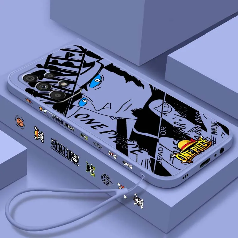 

Comic One Piece Water Law Art For Samsung Note 20 A17 A07 A36 A56 A73 A72 A71 A55 A54 A53 A52 A51 Liquid Left Rope Phone Case