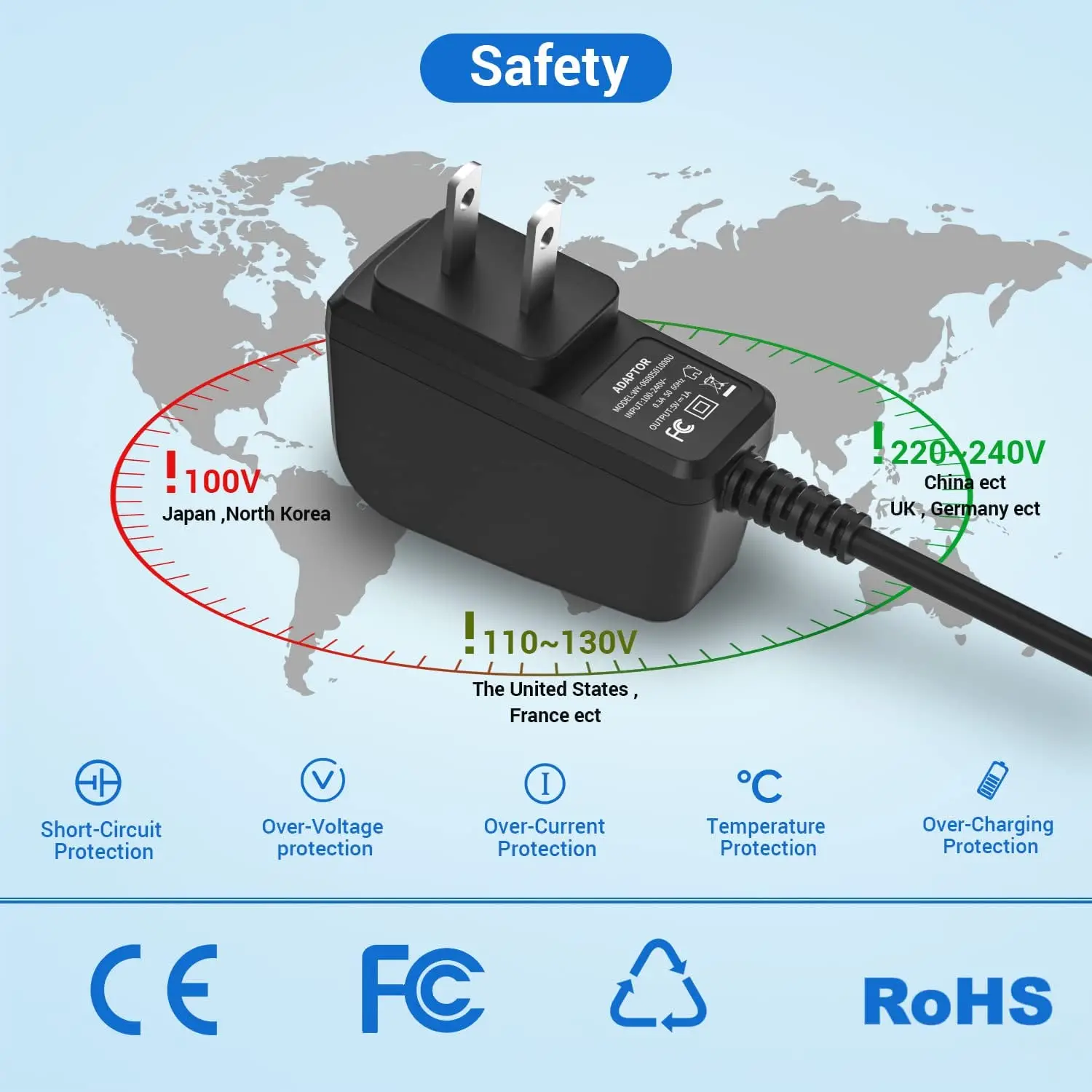 5V1A pengganti untuk pengisi daya baterai Dock dengan Adapter daya untuk pemotong rumput manscaced 3.0 & 2.0 pemangkas rambut selangkangan listrik