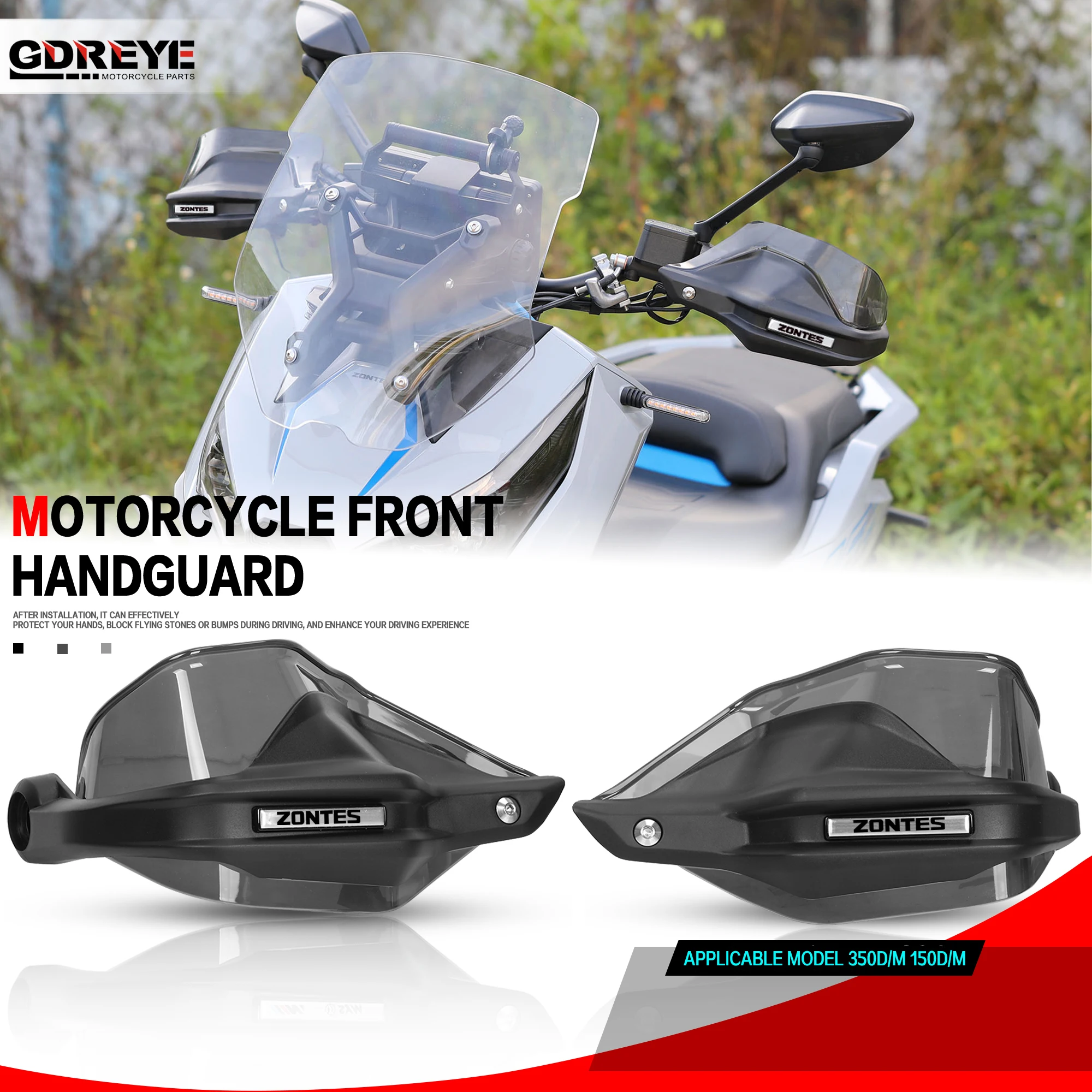 

Для ZONTES 350D 350M 150D 150M мотоцикла 350D 150D поручни защита руля лобовое стекло защитный чехол рычаг протекторы