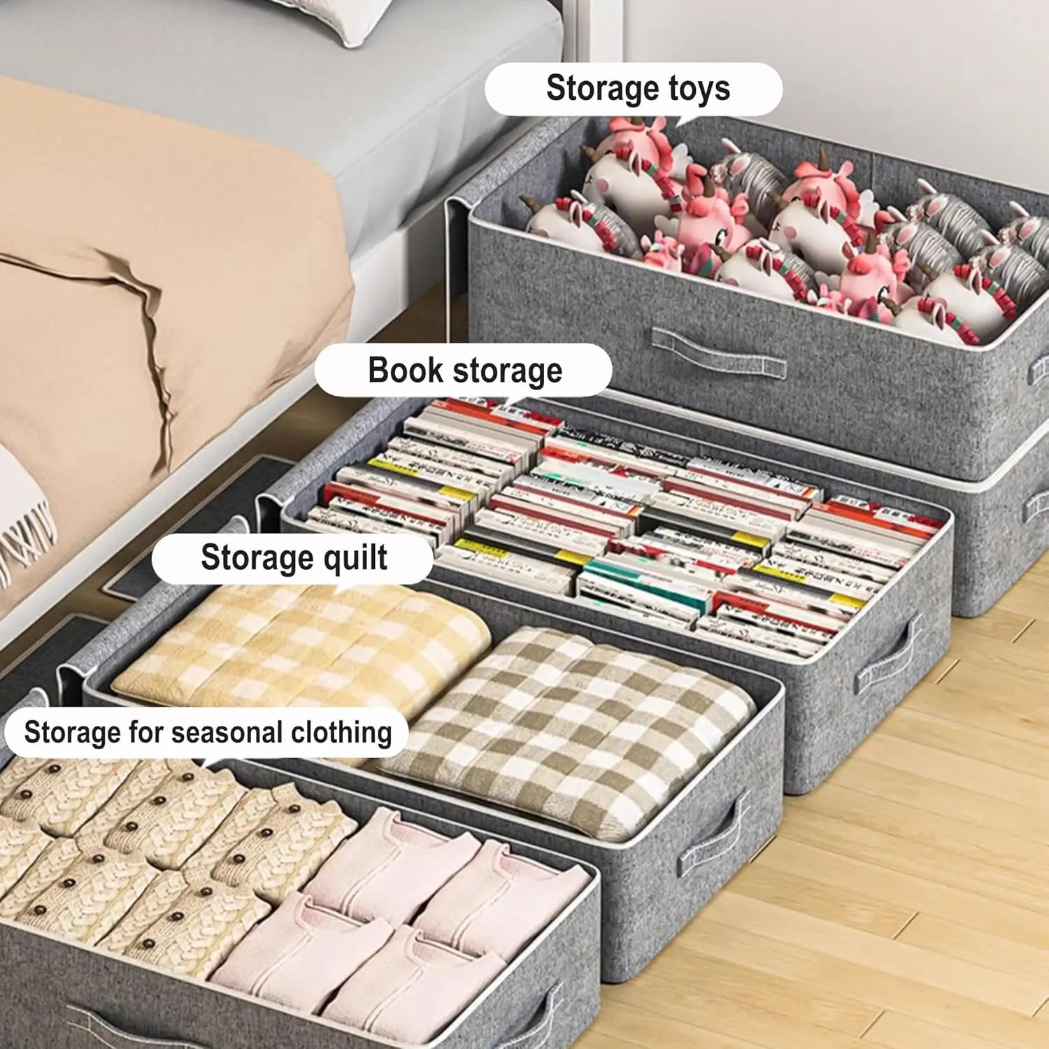 Thumbnail 2 - #27 New Under Bed Storage Bags Arrivals