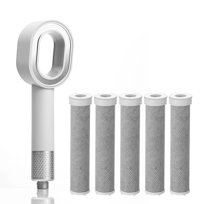 Filter Douchekop Schoonheid Hogedruk Zwarte Handgreep Douchekop Waterbesparende Filtratie Zuivering Badkamer Accessoires