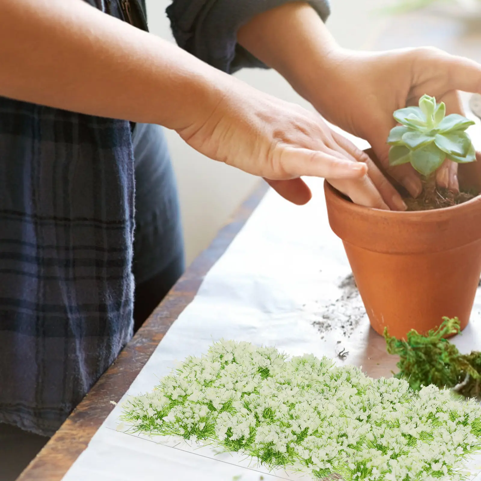 

28 шт. Искусственные миниатюрные деревья из смолы, имитация растений, декор для микроландшафта, украшения для мини-сада и песочницы