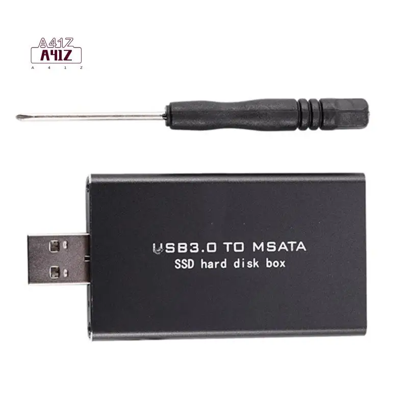 

A41Z-MSATA к USB USB 3.0 к MSATA SSD Адаптер жесткого диска M2 SSD Внешний корпус жесткого диска Корпус жесткого диска