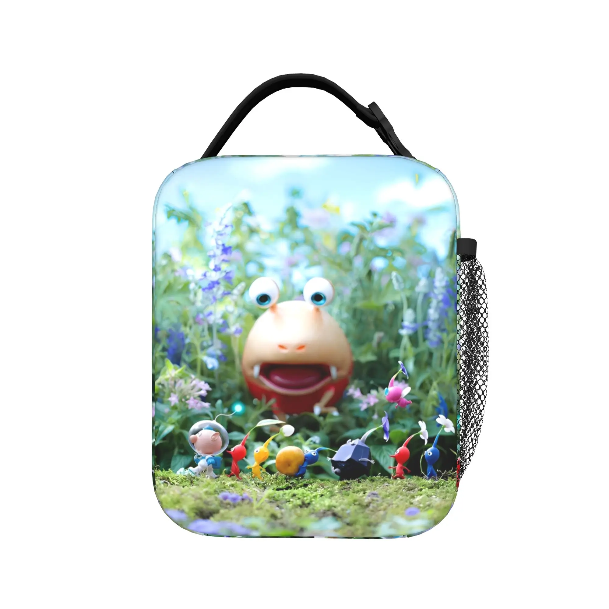 Pikmins Video Games Insulated Lunch Bag Portable  Reusable Thermal Bag Lunch Box Tote Beach  Picnic Girl Boy