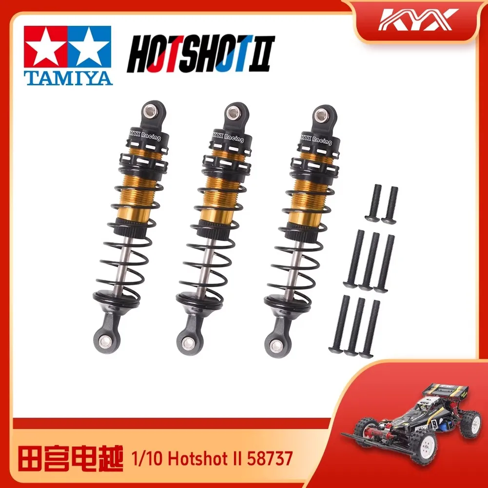 

Модель автомобиля KYX Tamiya Electric Yue 1/10 Hotshot II 2024 Edition 58737 с металлической подвеской, 1 комплект