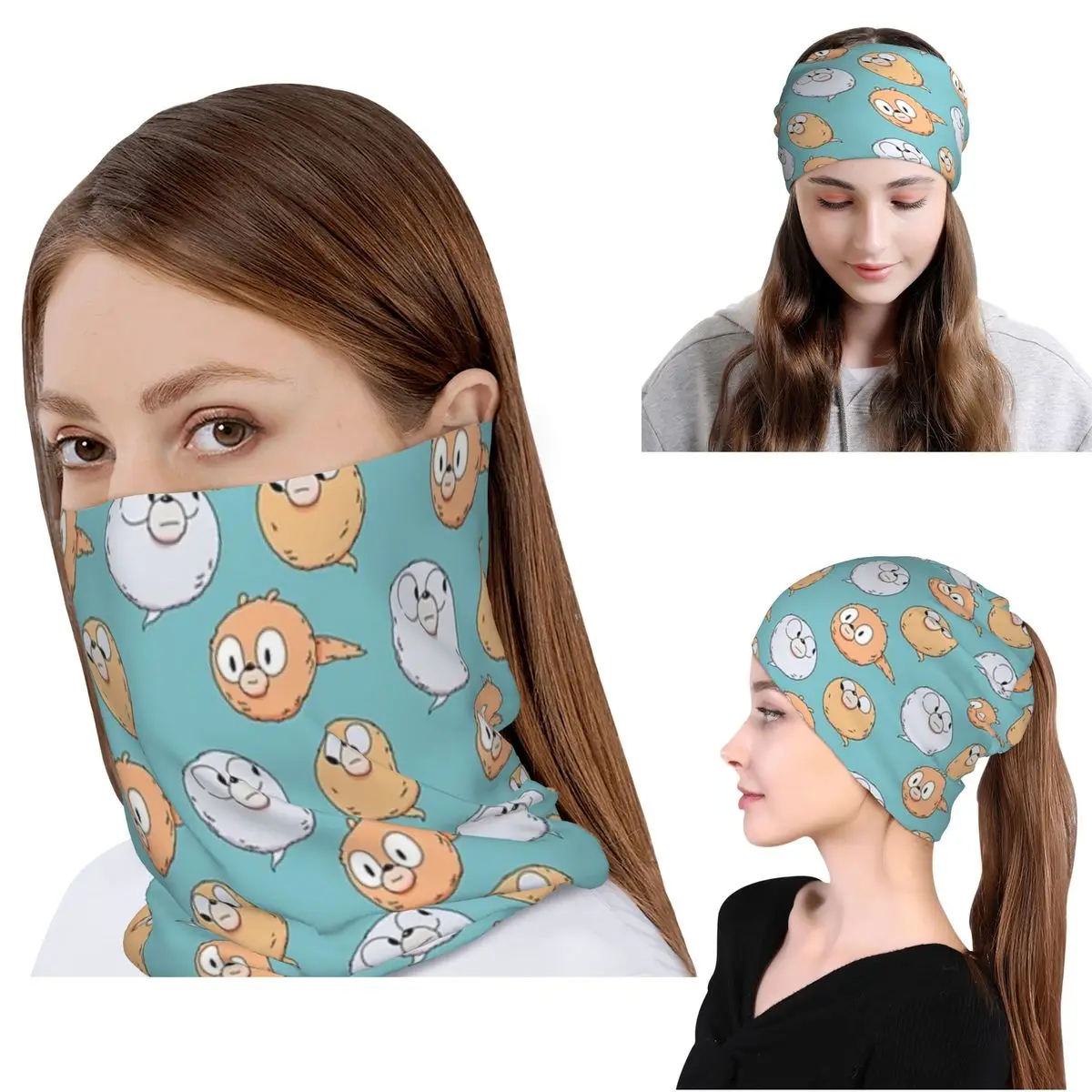 

Многофункциональная бандана-маска-шарф Woffs Hilda: головной убор, шапка-бини для мужчин и женщин, взрослых, зима