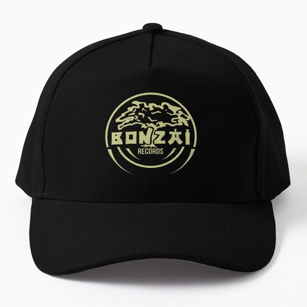 Bonzai Records - Techno Hardcore - Side Baseball Cap Golf Custom Cap black Cosplay Men'S Hat Women'S