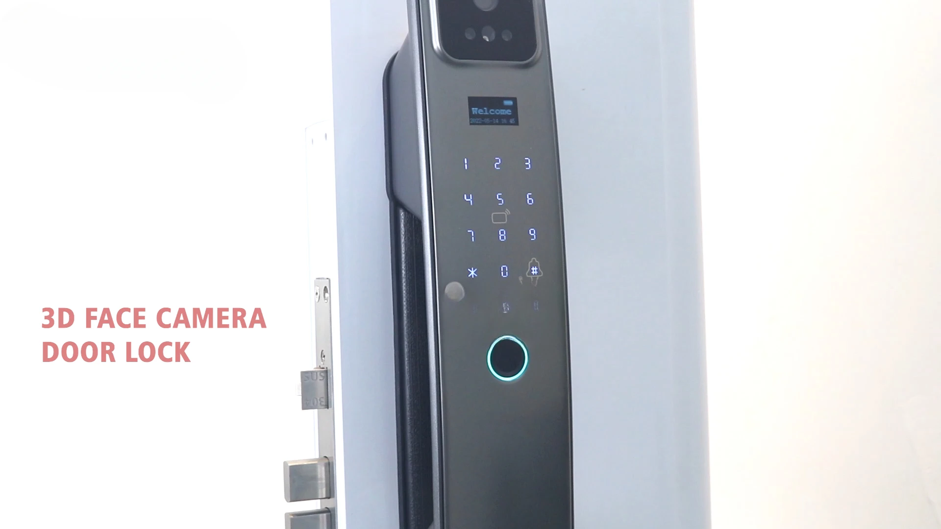 

Tropernic High Security 6068 Mortise Tuya App Digital Door Lock Camer 3d Face Door Lock