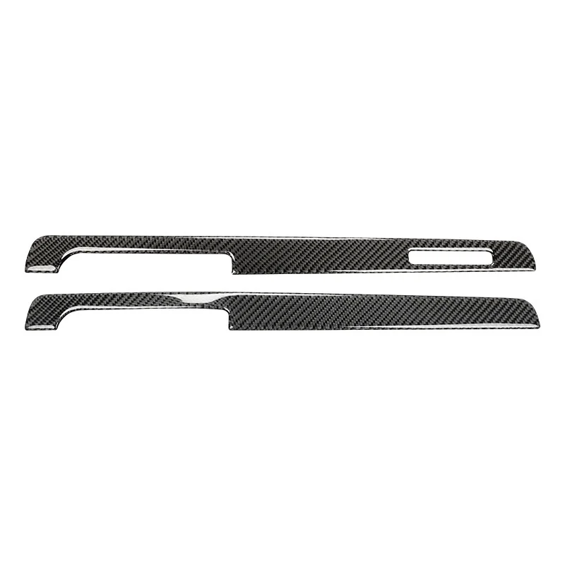 Carbon Fiber Interior Sticker Dashboard Co-pilot Water Cup Holder Trim Decoration Strip For Audi TT 8n 8J MK1 Mk2 Mk3 2008-2014